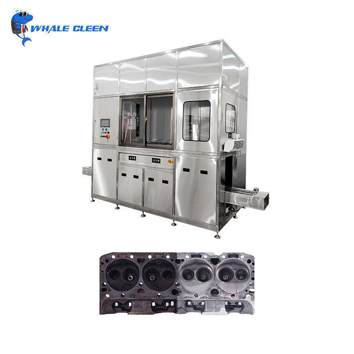 High Efficiency Double Solvent Ultrasonic Cleaning Machine With  PLC Control For Electronics