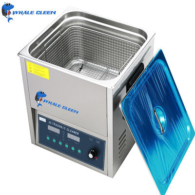 14.5L Blue Whale Digital Ultrasonic Cleaner 20-80C سطح مقعر قابل للتعديل